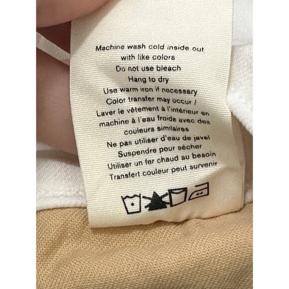 Rag & Bone off white Dre capri cropped jeans size 25 - Picture 5 of 9